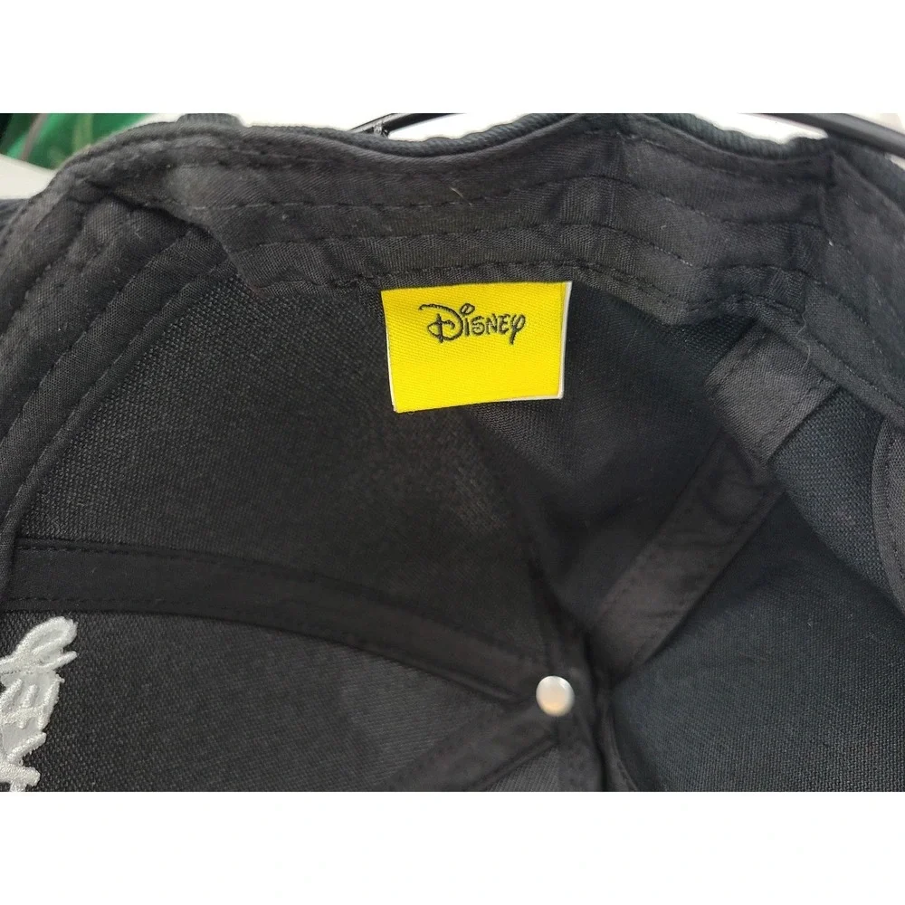 Disney Mickey Mouse Ears‎ Black Snapback Baseball Hat Youth Embroidered Script